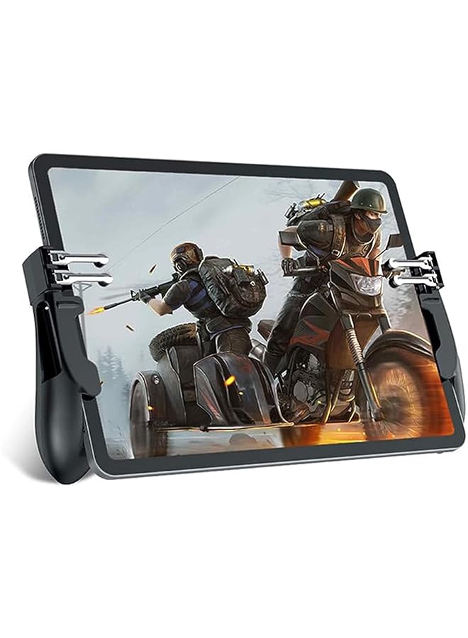 Mobile Game Controller For Ipad Tablet Semiconductor Cooling Gamepad Six Finger Gamepad Aim on Gamepad For Pubg Fortnite Knives Out Call Of Duty - Image 1