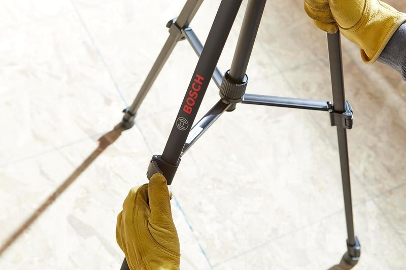BOSCH BT 150 Compact Tripod with Extendable Height for Use with Line Lasers, Point Lasers, and Laser Distance Measures - Image 5