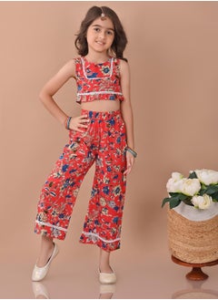 LILPICKS Printed Top with Palazzo Set  - Image 5