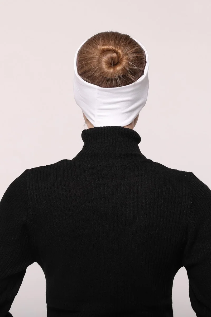 Altobeh Women's Combed Cotton Seamless Hijab Bandana Bonnet Sports Hair Band