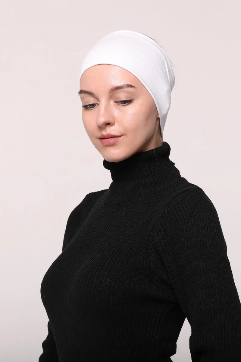Altobeh Women's Combed Cotton Seamless Hijab Bandana Bonnet Sports Hair Band