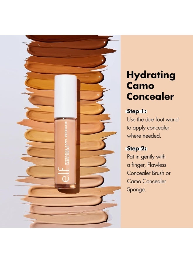 elf e.l.f. Hydrating Camo Concealer, Lightweight, Full Coverage, Long Lasting, Conceals,Covers, Satin Finish (TAN SAND) - Image 5