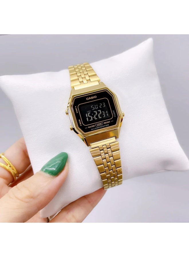 Casio Women's Watch - LA680WGA-1BDF Gold Dial - Image 2