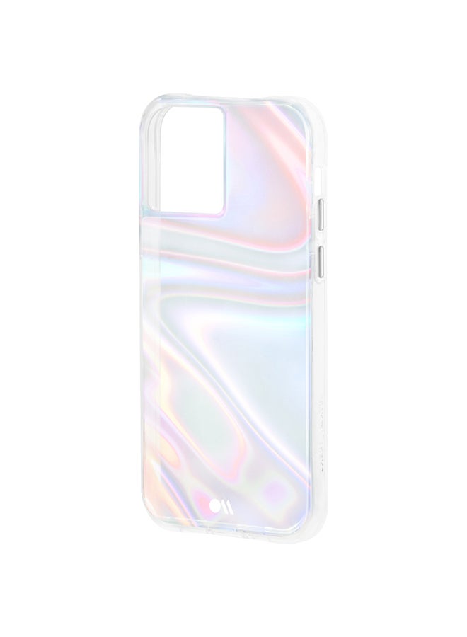 كايس مايت غطاء حماية بتصميم فقاعات صابون لهاتف أبل آيفون 12/12 برو لون إريديسينت - Image 2