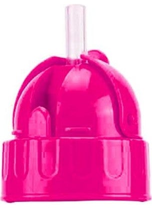 Nova Color - Water Bottle 500 ml Pink 1 Plastic Water Bottle 500 cc Water Bottle with Straw School Water Bottle - Image 1