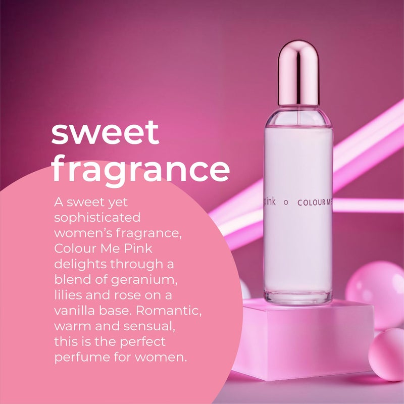 Colour Me Pink by Milton-Lloyd for Women - 3.4 oz EDP Spray - Image 4