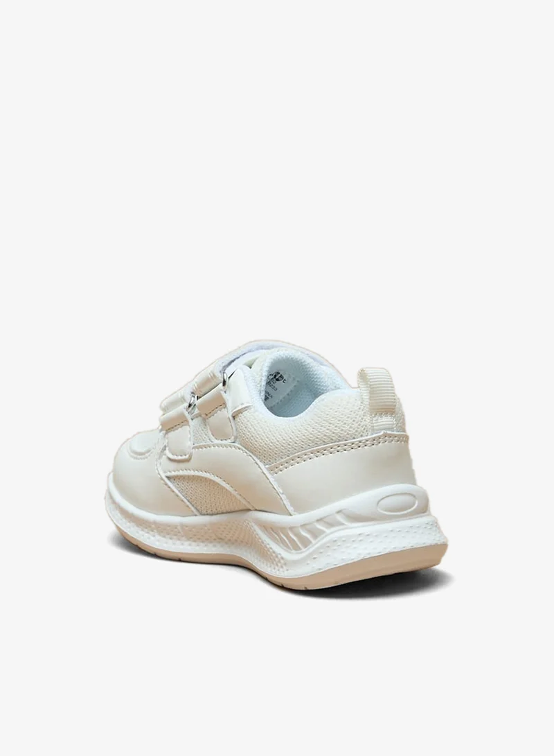 Barefeet Mesh Detailed Sneakers with Hook and Loop Closure