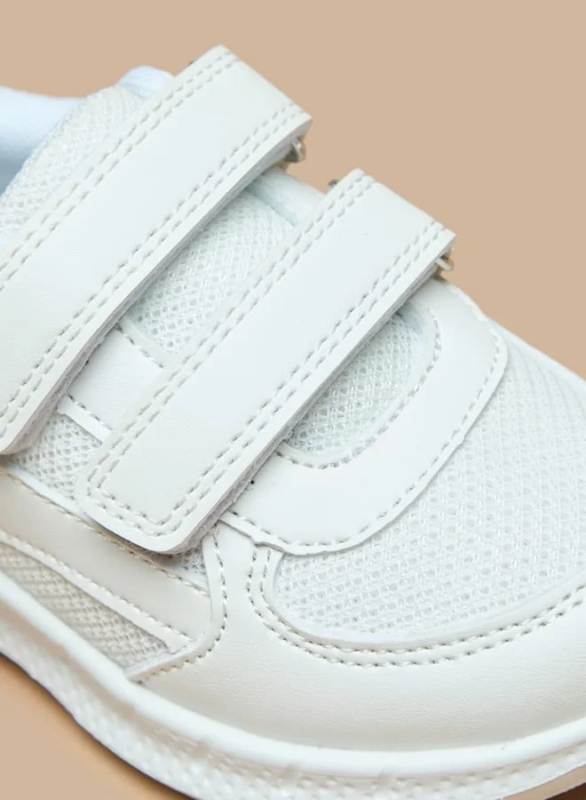 Barefeet Mesh Detailed Sneakers with Hook and Loop Closure