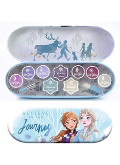 Markwins Disney Frozen Adventure Lip And Face Tin Tin Canister With 11Pops Of Colour And Accessories For Lips And Face Makeup Set For Kids Gift For Girls  - Image 5