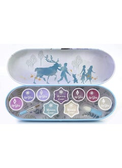 Markwins Disney Frozen Adventure Lip And Face Tin Tin Canister With 11Pops Of Colour And Accessories For Lips And Face Makeup Set For Kids Gift For Girls  - Image 4