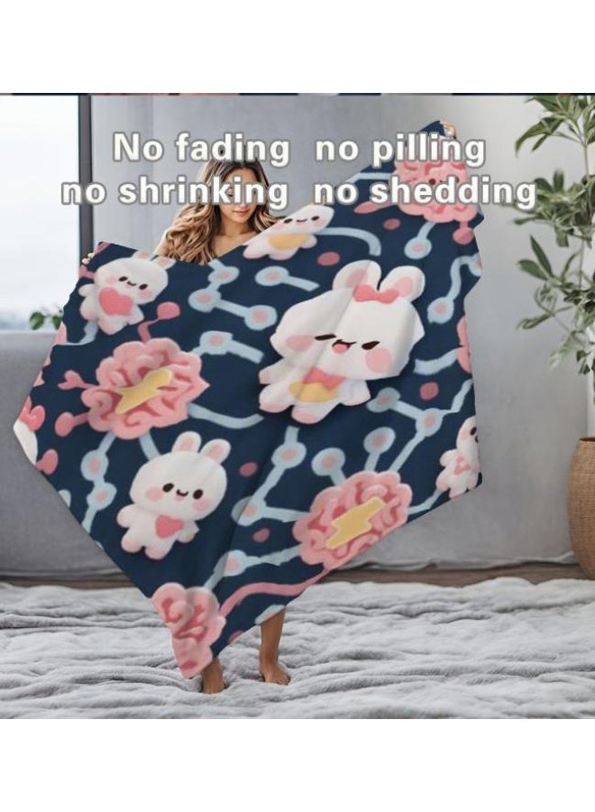 general Baby and children's cartoon flannel thin blanket (warm and comfortable, suitable for sleep, game use) 70cm*100cm - Image 4