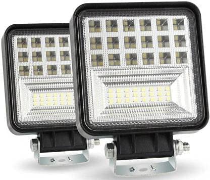 Autozap 42 LED Fog Light Square Flood Driving Lamp for Car, Off Road Truck, Jeep, SUV, ATV and UTV Fog Lamp, Headlight Car, Van, Motorbike (12 V, 42 W) Pack of 2 (3 Months Warranty) - Image 5
