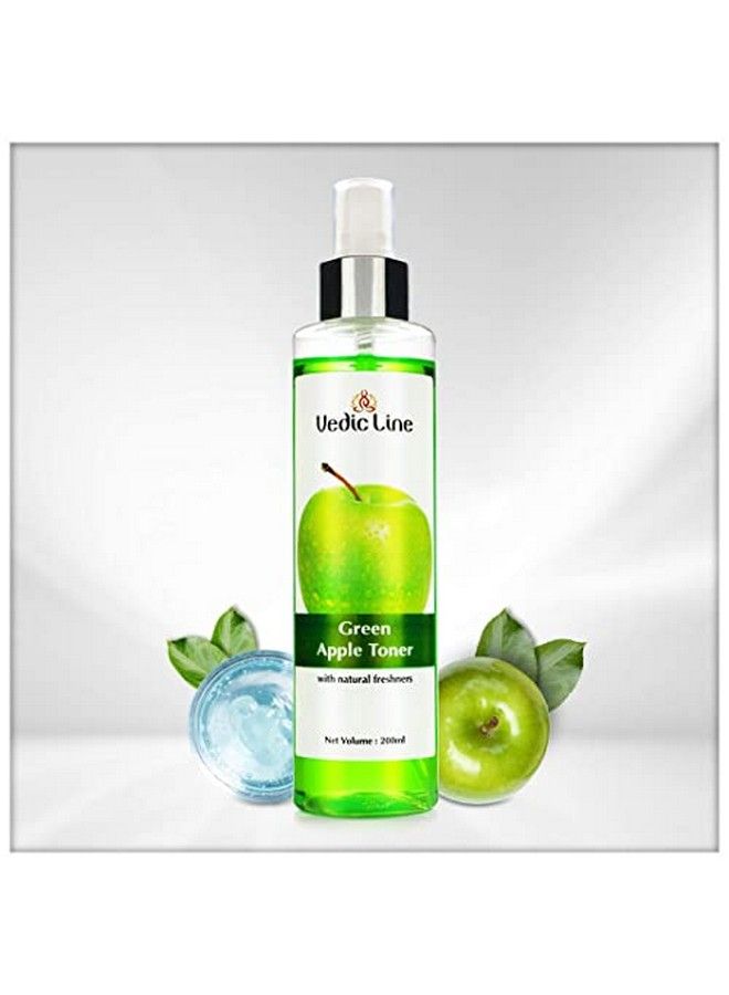 Vedicline Green Apple Toner For Face (Paraben Free) 200Ml - Image 1