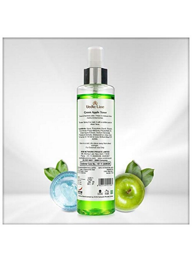 Vedicline Green Apple Toner For Face (Paraben Free) 200Ml - Image 3
