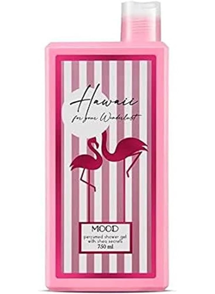 موود جل الاستحمام هاواي زهري 750جرام