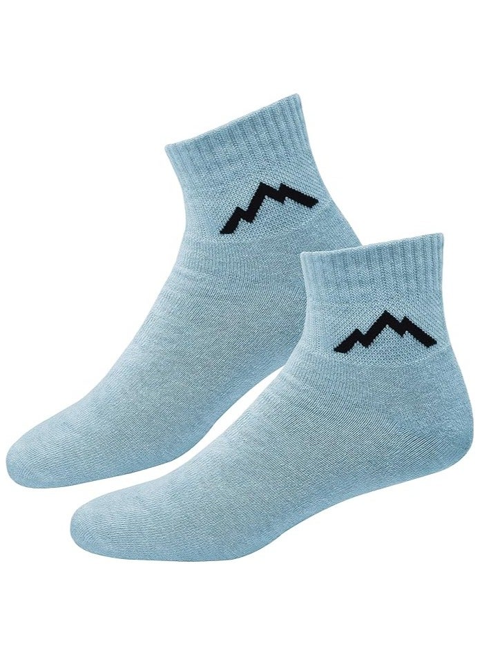 Ranger Ranger Sport Men's Heavy Duty Cotton Quarter Athletic Socks, Pack of 3 (EU 39-45, US 7 - 12), Multicolored)  - Image 4