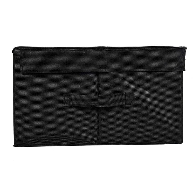 Kuber Industries Disney Mickey Mouse Print Non Woven Fabric Foldable Cloth Storage Wardrobe Organiser Box with Lid Black Extra Large KUBMART1718 - Image 3