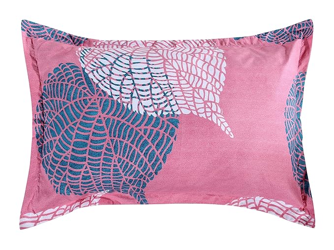 BSB HOME® Glace Cotton 180 TC Big Flower Printed Single Bedsheets with 1 King Size Pillow Cover, (60X90 Inches, 4 X 6 Feet)148*228 cms - Image 4