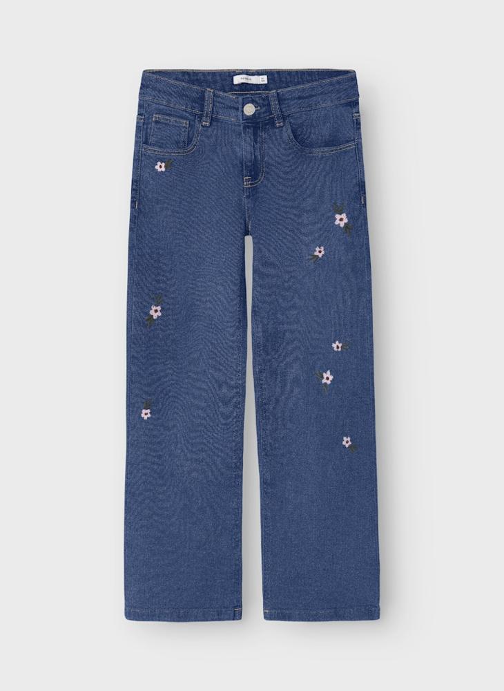 نيم ات بنطال جينز واسع يوث - Image 1