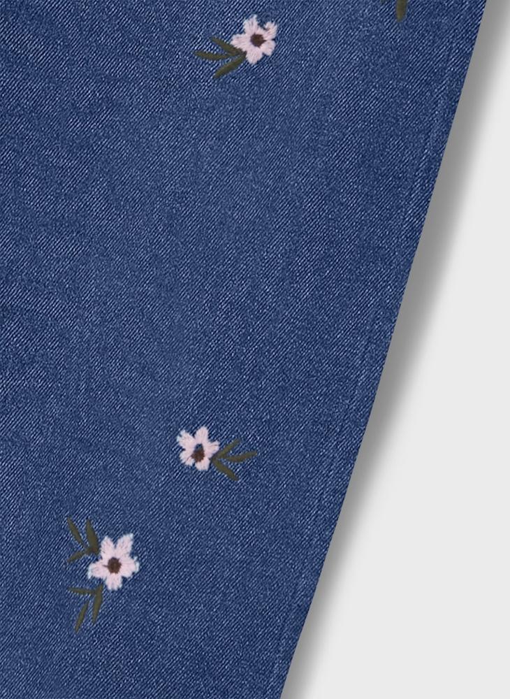 نيم ات بنطال جينز واسع يوث - Image 4