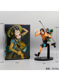 Anime Handset Pirate Sailing Running Backpack Luffy Essaab Model King Decoration Car Three Brothers Ace (boxed)