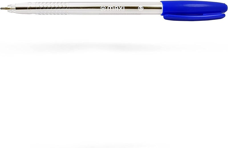 ماكسي قلم حبر جاف Mx-Lv100-50B، 50 قطعة، مقاس رأس 0.7 مم، أزرق - Image 2