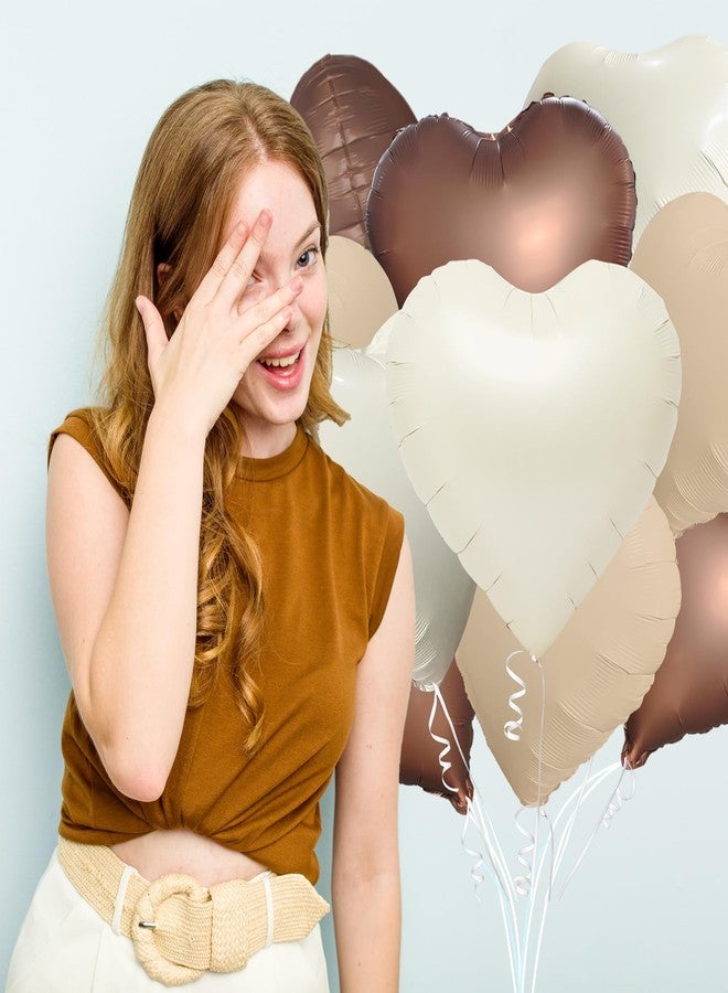 KHC-KHF Heart-Balloons Valentine-Balloon 12PCS 18" Love Foil Balloons Birthday Party Anniversary Wedding Engagement Decorations Baby Shower Bridal Supply - Image 2