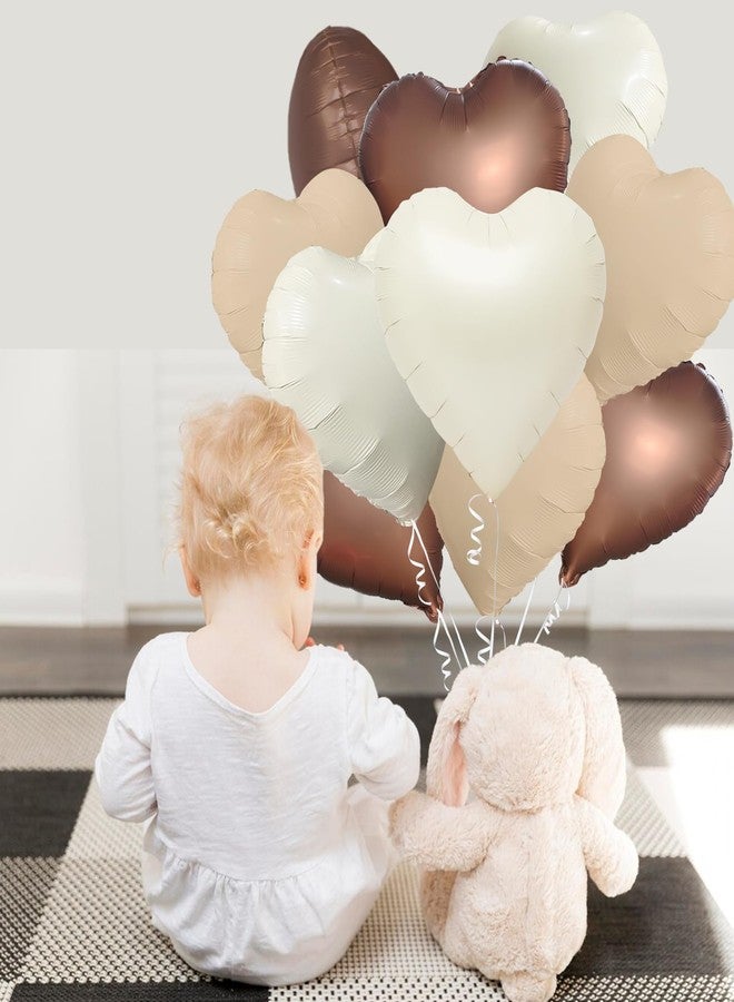 KHC-KHF Heart-Balloons Valentine-Balloon 12PCS 18" Love Foil Balloons Birthday Party Anniversary Wedding Engagement Decorations Baby Shower Bridal Supply - Image 4