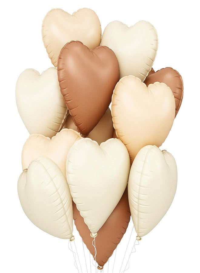 KHC-KHF Heart-Balloons Valentine-Balloon 12PCS 18" Love Foil Balloons Birthday Party Anniversary Wedding Engagement Decorations Baby Shower Bridal Supply - Image 1