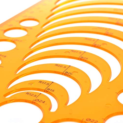 JDYYICZ Circle Radius Master Drawing Template Arc Template Stencil - Image 3