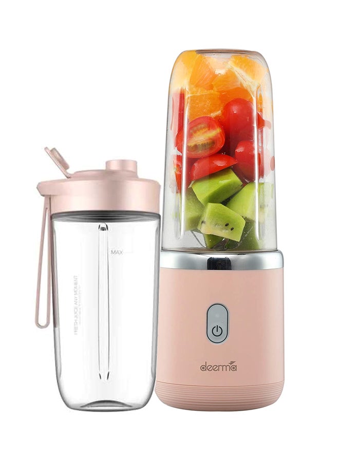 ديرما عصارة مع كوب عصير 400 ml 140 W DEM-NU05 الوردي/الشفاف - Image 1