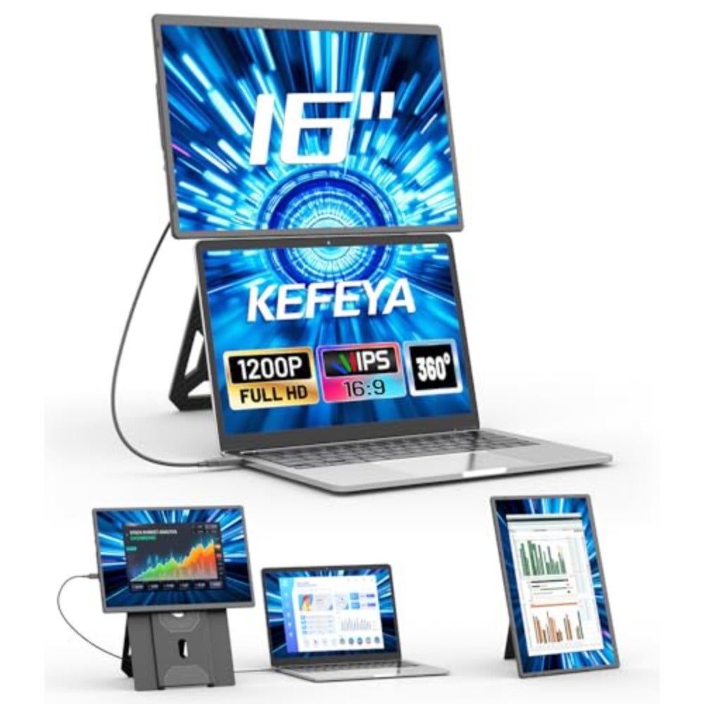 kivia Kivia 16-inch Portable Fhd 1200p Monitor 16 inch Z7B2BC4AC1BAD2EB73116Z