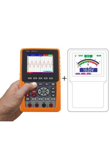 Owon OWON HDS1021MN Handheld Digital Storage Oscilloscope Digital MultimeterBandwidth 20MHz Sample Rate real time  500MSs Trigger Type Edge and Video  - Image 2
