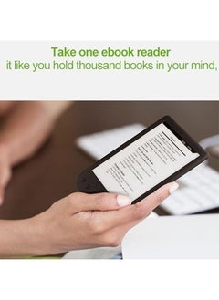 سكاي تاتش قارئ كتب إلكترونية بشاشة حبر إلكتروني مقاس 6 بوصات – شاشة تعمل باللمس مريحة للعين، تصميم مدمج وخفيف الوزن، سعة تخزين 8 جيجابايت، يوفر تجربة قراءة شبيهة بالورق، جهاز محمول مثالي لقراءة الكتب.  - Image 3