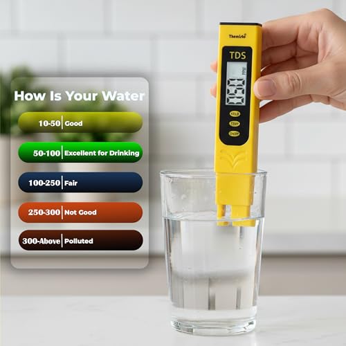 Themisto TDS-02 Digital TDS Meter, Water Quality Tester, 0-9990ppm - Image 5
