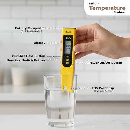 Themisto TDS-02 Digital TDS Meter, Water Quality Tester, 0-9990ppm - Image 2