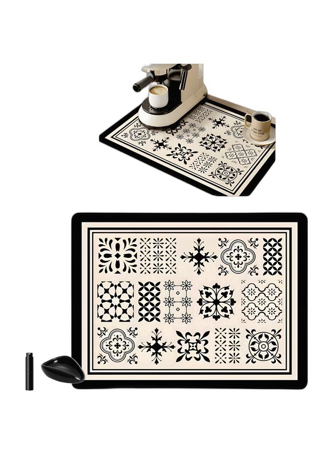 BIG MAX Coffee Bean Dosing Tray, Coffee Mat and Coffee Bean Spray Bottle 3-Piece Set V60 Coffee Tools - Image 1