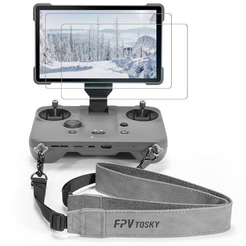 FPVtosky Lanyard & Screen Protector for DJI RC Pro 2, [2 Packs] HD Tempered Glass Film for DJI Mavic 4 pro Remote Controller Accessories [ONLY for RC PRO 2] - Image 1