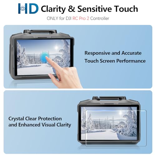 FPVtosky Lanyard & Screen Protector for DJI RC Pro 2, [2 Packs] HD Tempered Glass Film for DJI Mavic 4 pro Remote Controller Accessories [ONLY for RC PRO 2] - Image 5