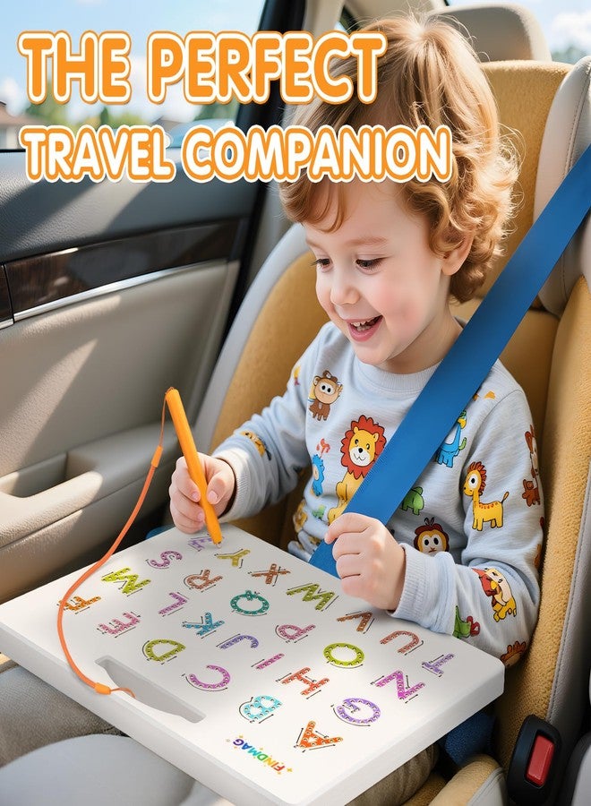 FINDMAG Magnetic Alphabet Writing ABC Board with Letters, Tracing Practice Boards for Handwriting, Learning Resource, Educational Writing Tool, Portable Travel Alphabet Practice Board - Image 5