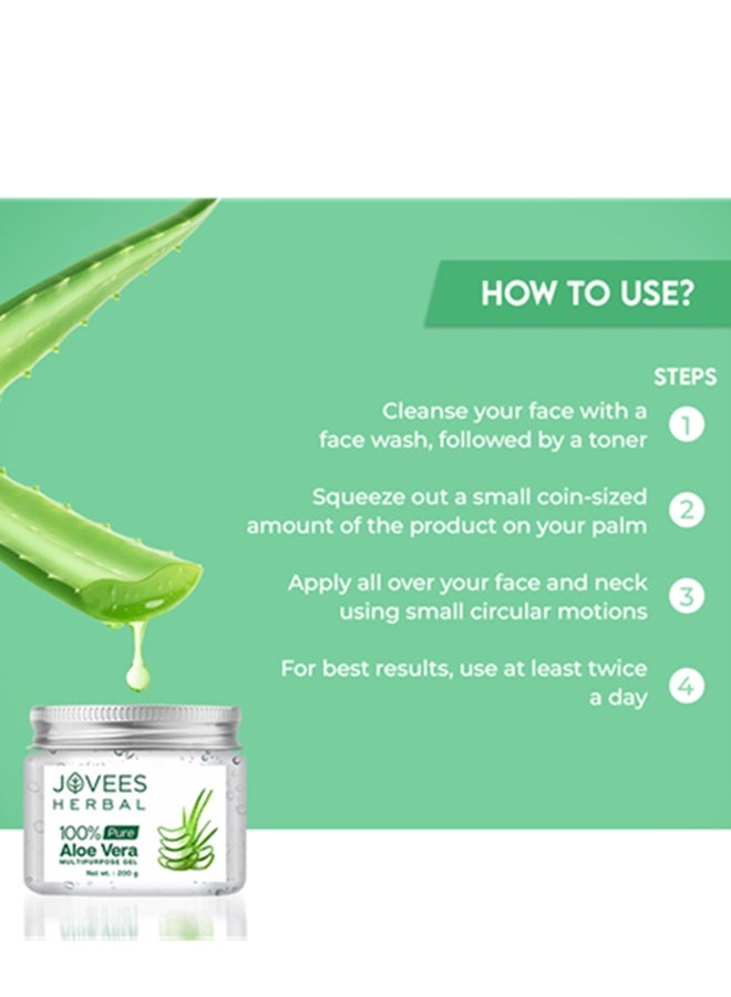 JOVEES HERBAL Jovees Aloe Vera Gel  200 Gm - Image 4