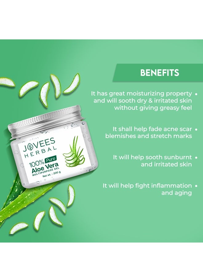 JOVEES HERBAL Jovees Aloe Vera Gel  200 Gm - Image 3