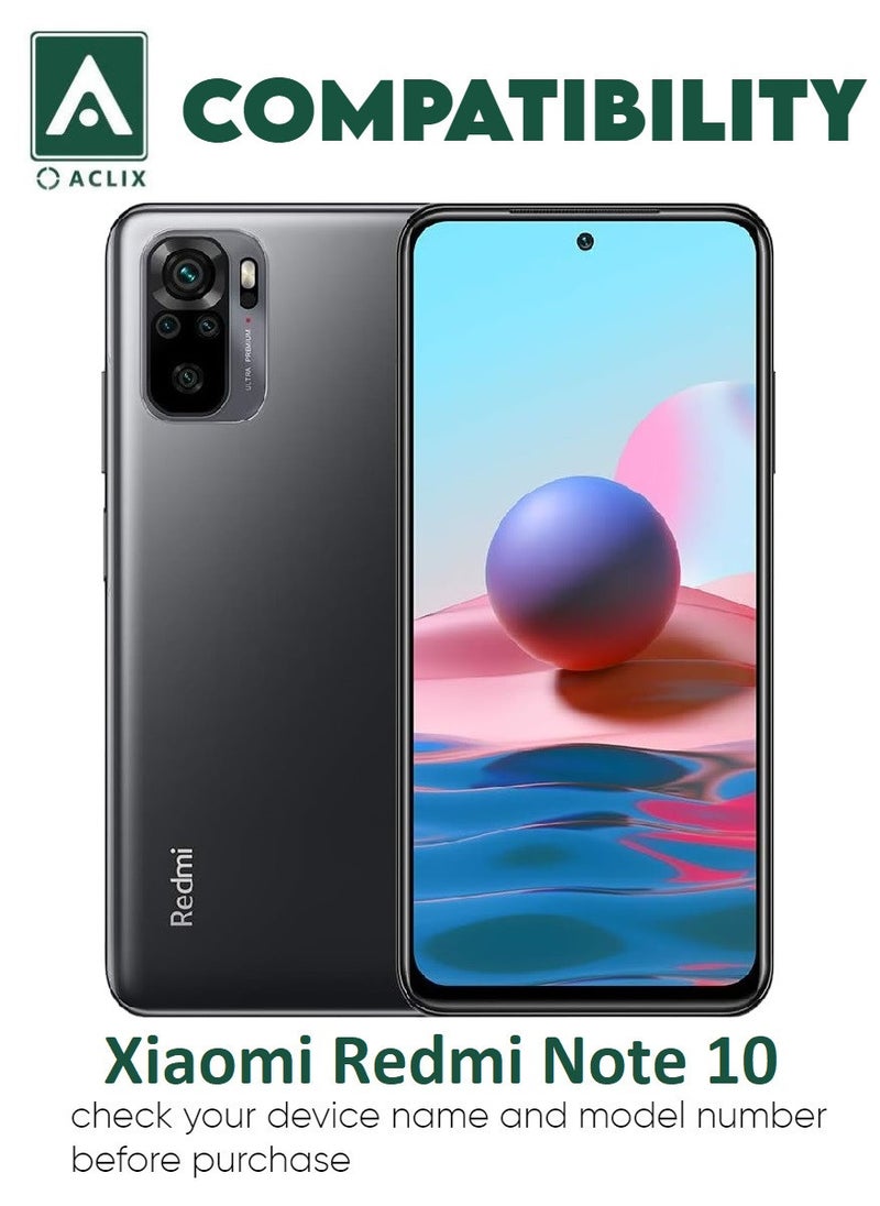 ACLIX Antistatic ESD Dustproof Premium Quality High Definition Tempered Glass Screen Protector Designed For Xiaomi Redmi Note  10 - Image 3