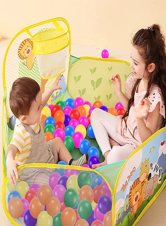 كرات حوض الكرات للأطفال من GUESVOT، عبوة إعادة تعبئة بلاستيكية، كرات بحجم 2.2 بوصة، عبوة من 100 كرة، ألوان زاهية، خالية من الفثالات والبيسفينول أ، تتضمن حقيبة تخزين قابلة لإعادة الاستخدام مزودة بسحاب، زينة عيد الميلاد، هدية عيد الميلاد (أخضر) - Image 4