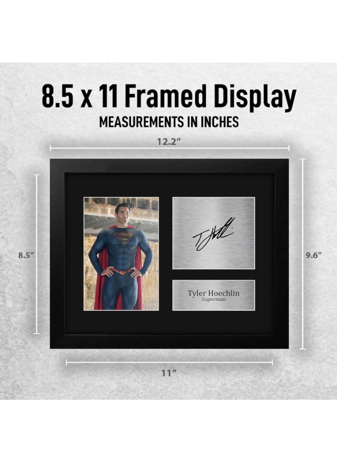 HWC Trading HWC Trading Tyler Hoechlin Superman Framed Gifts Printed Signed Autograph Picture for TV Show Fans  - Image 2