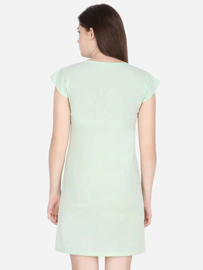 Take Two Women Graphic Print Short Sleeve Sleepshirt By Klamotten