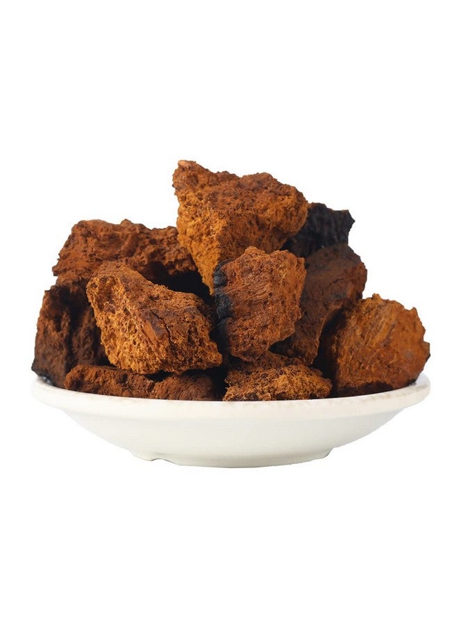 Chaga Tea,Chaga Mushrooms,Chaga,Chaga Mushrooms,Chaga Mushroom Tea,Chaga Chunks,Chaga Tea Organic,Dried Chaga Mushrooms Bai Hua Rong (250grams) - Image 1