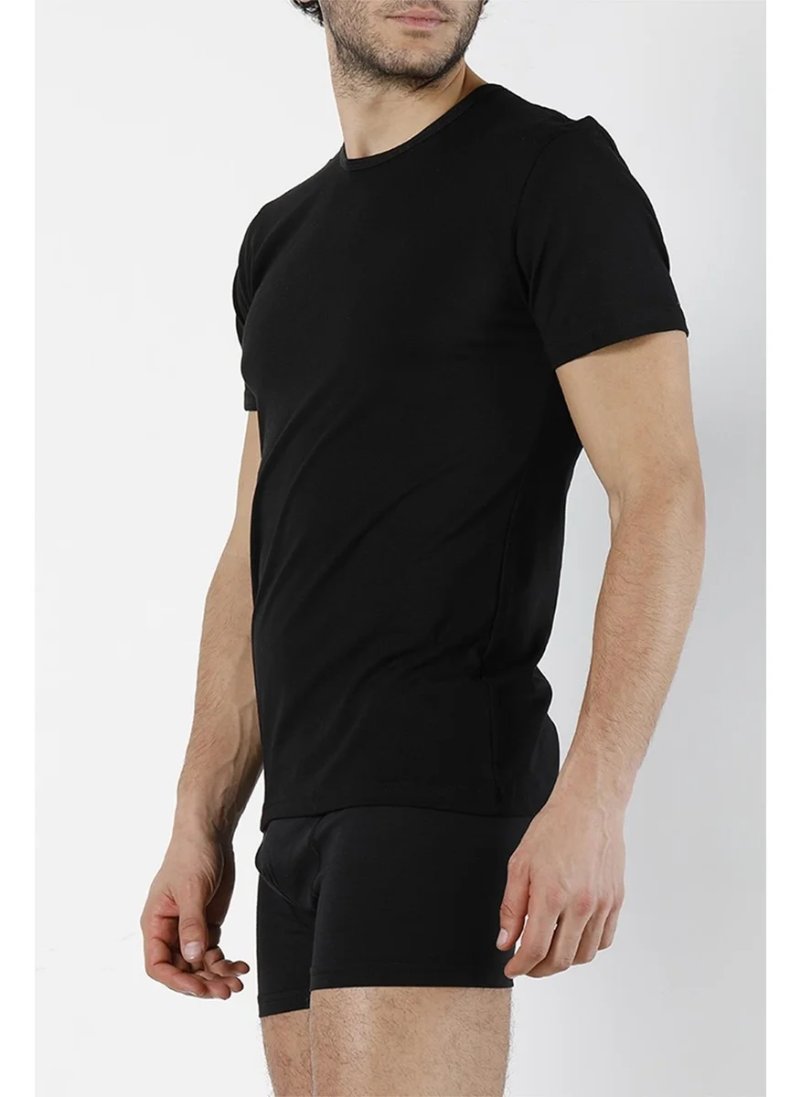 Miorre Modal Stretch Crew Neck Short Sleeve Undershirt