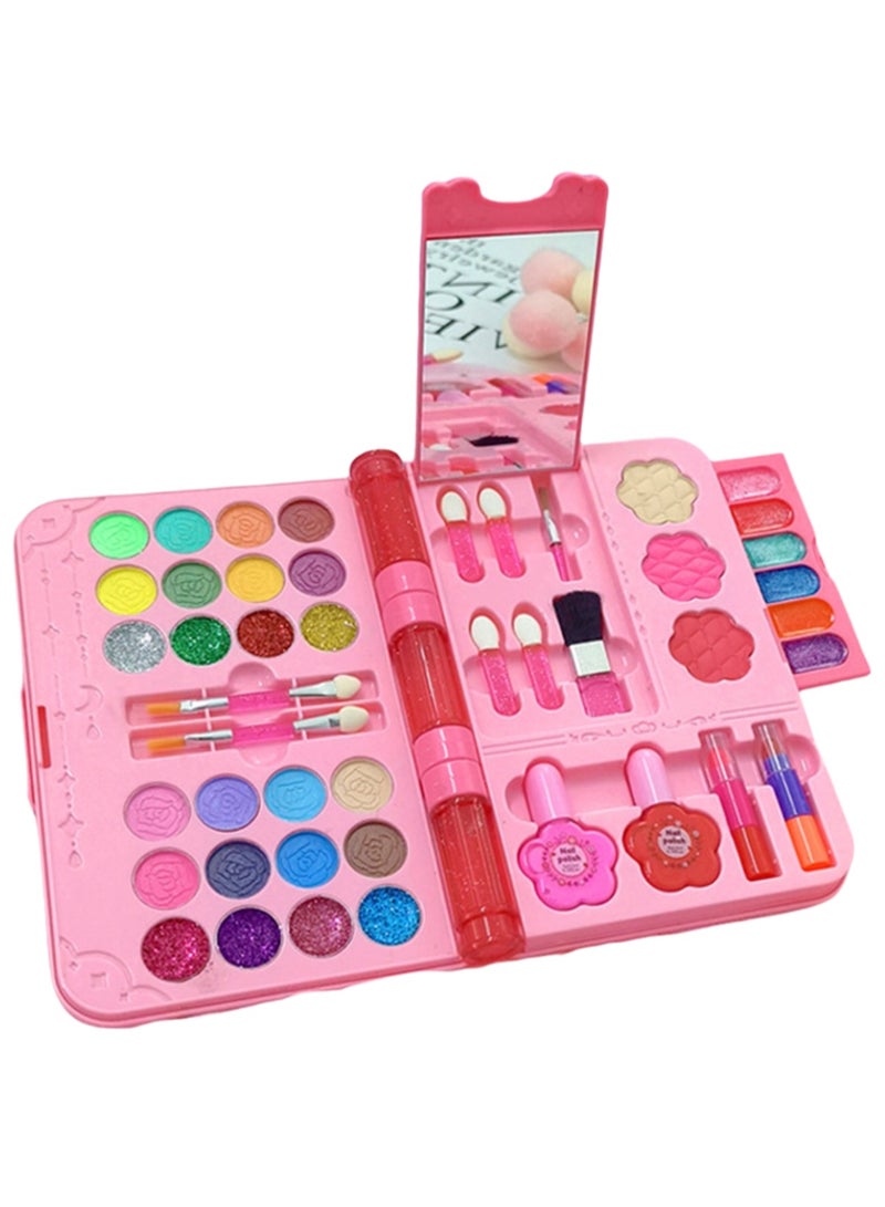 Notebook Beauty Box, Girl Children'S Set, Washable Non-Toxic Children'S Makeup Toys, Dress Up Games, Holiday Gifts, Suitable For 4 Years Old And Above - Image 1