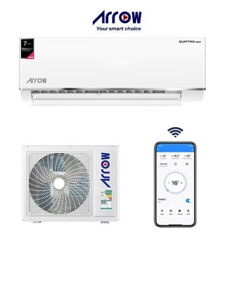 18,000 BTU Smart Cooling & Heating Split AC, R410A Refrigerant, 5.1 kW Heating Capacity, Turbo Cooling, 24-38 m² Application Area, 1100 m³/h Indoor Airflow, Golden Fin, 16-30℃ Temperature Range | Model Name: RO-18SHH-S - pzsku/Z7B2CC1352C2DC1BFD027Z/45/_/1731586243/3da8a33c-4f36-4a8d-96fe-80bce363ed6b